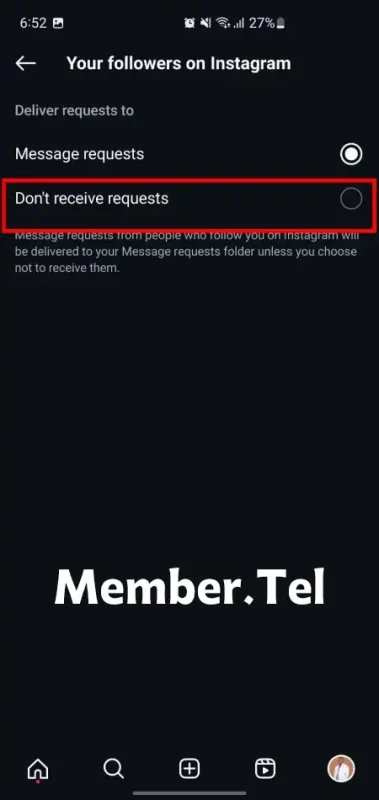 کنترل افرادی که می توانند به شما در اینستاگرام پیام ارسال کنند